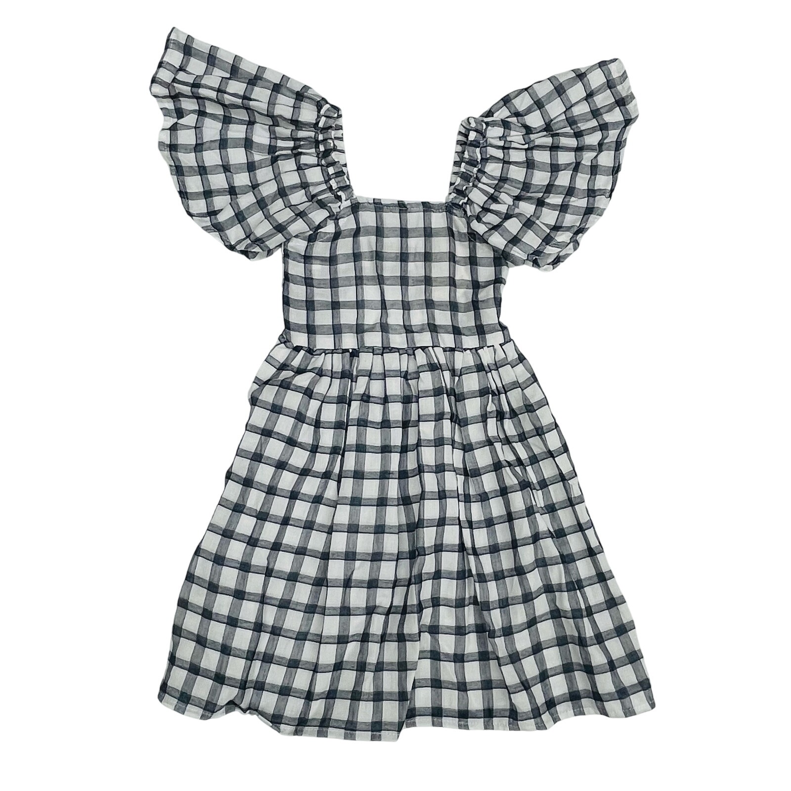 Nwt Vignette 14y Hallie Dress In Navy Plaid